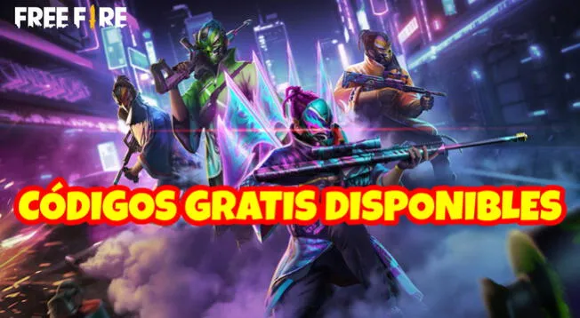 Free Fire: lista OFICIAL de códigos para canjear GRATIS