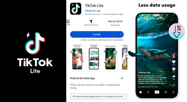 Descargar TikTok Lite para Android, la versión más liviana