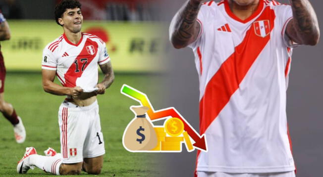 adidas Camiseta Deportiva Oficial Visitante Selección Peruana Futbol Hombre  2023 rojo