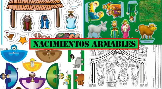 Nacimiento de Jesús armable para IMPRIMIR: DESCARGA gratis imágenes para recortar Nacimiento de Jesús armable para IMPRIMIR: DESCARGA gratis imágenes para recortar