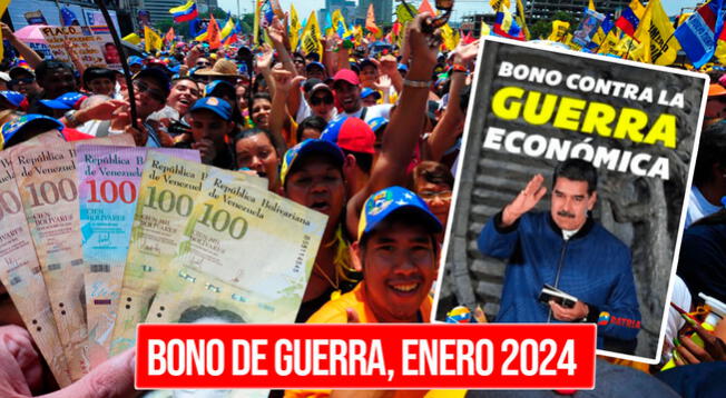 Bono De Guerra Económica, Enero 2024: ¿se Pagará El Mismo Monto Que En ...