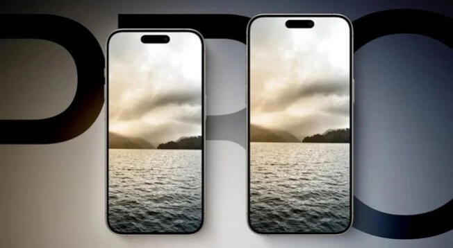 Diseños conceptuales de la parte frontal de los iPhone 16 Pro y 16 Pro Max. Foto: MacRumors.