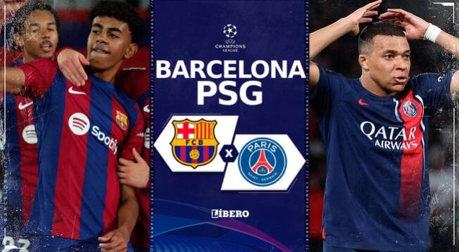 Barcelona vs PSG EN VIVO HOY por Champions League: Pronóstico, a qué hora y dónde ver