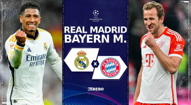 Real Madrid vs Bayern Múnich HOY EN VIVO: Pronóstico, hora y canal para ver Champions League