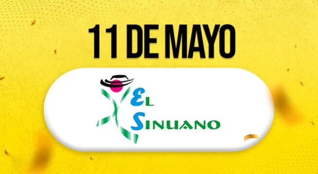 Sinuano Día de HOY, sábado 11 de mayo: a qué hora se juega y resultados del último sorteo