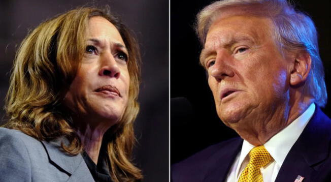 Kamala Harris y Donald Trump, dos de los aspirantes a la Casa Blanca.   