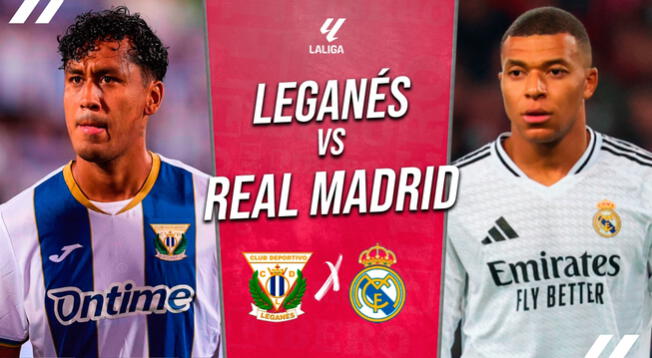 Real Madrid vs. Leganés EN VIVO por LaLiga: pronóstico, horarios y canales