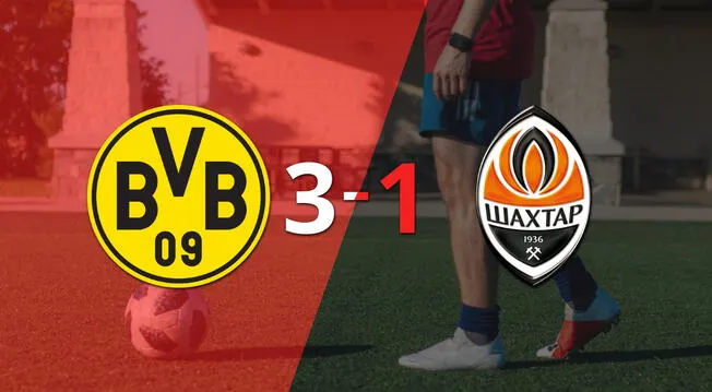 Resumen: Con dos goles de Serhou Guirassy, Borussia Dortmund venció a Shakhtar Donetsk