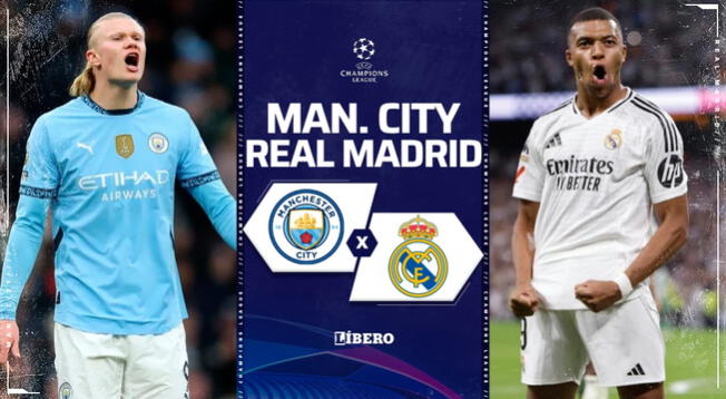 Manchester City vs. Real Madrid EN VIVO por Champions League: pronóstico, horarios y canales