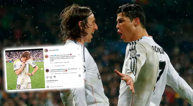 Cristiano Ronaldo remece todo Real Madrid con inesperado mensaje a Modric: "Tantos momentos..." Cristiano Ronaldo remece todo Real Madrid con inesperado mensaje a Modric: "Tantos momentos..."