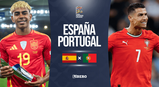 España vs. Portugal EN VIVO: hora y dónde ver final de la Nations League 2024-25