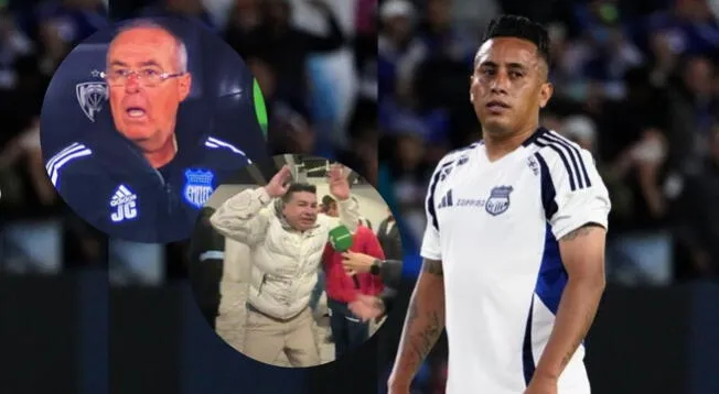 Hincha explota contra DT de Emelec por culpa de Christian Cueva: "Por las h..." Hincha explota contra DT de Emelec por culpa de Christian Cueva: "Por las h..."