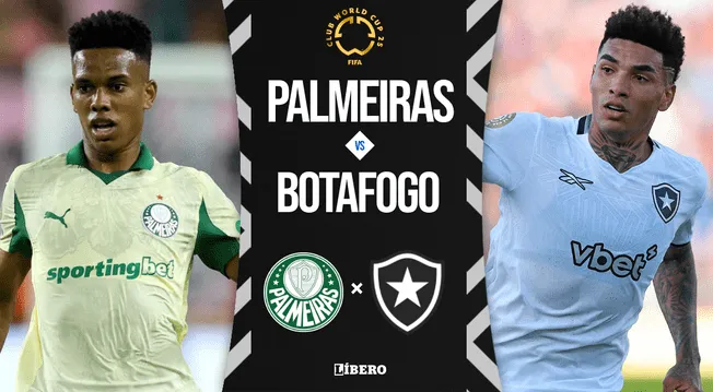 Palmeiras vs. Botafogo EN VIVO: hora y dónde ver octavos de final del Mundial de Clubes Palmeiras vs. Botafogo EN VIVO: hora y dónde ver octavos de final del Mundial de Clubes