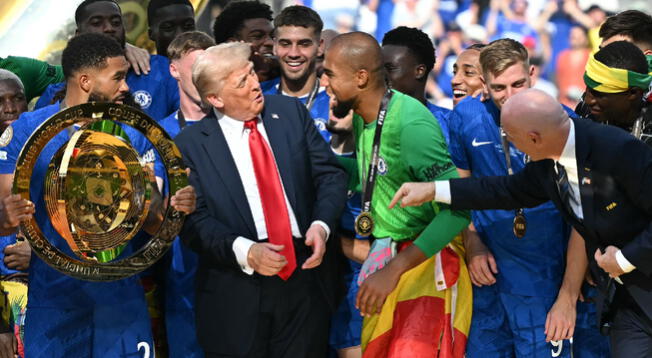 ¿Desaire a Infantino? Donald Trump rompió protocolo en la celebración de Chelsea ¿Desaire a Infantino? Donald Trump rompió protocolo en la celebración de Chelsea