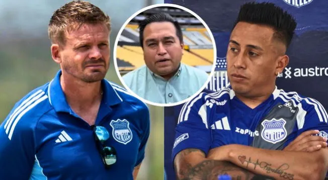 Periodista ecuatoriano despotricó contra Cueva por querer botar a DT de Emelec: "No ha ganado..." Periodista ecuatoriano despotricó contra Cueva por querer botar a DT de Emelec: "No ha ganado..."