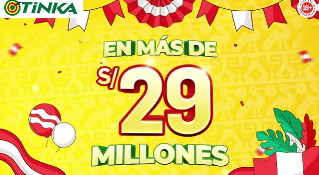RESULTADOS La Tinka HOY, domingo 20 de julio | Últimos números ganadores, premios y pozo millonario RESULTADOS La Tinka HOY, domingo 20 de julio | Últimos números ganadores, premios y pozo millonario