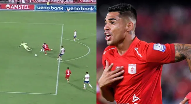 Luis Ramos obligó al arquero a cometer un blooper y terminó en gol de América de Cali Luis Ramos obligó al arquero a cometer un blooper y terminó en gol de América de Cali