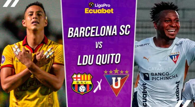 Barcelona SC vs. Liga de Quito EN VIVO GRATIS: transmisión del partido