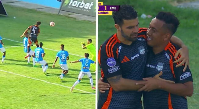 Sociedad peruana: Christian Cueva y Alfonso Barco anotaron dos golazos en Emelec - VIDEO