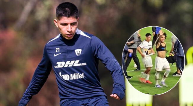 La reacción de Piero Quispe al finalizar el partido de Pumas en el que no fue titular La reacción de Piero Quispe al finalizar el partido de Pumas en el que no fue titular