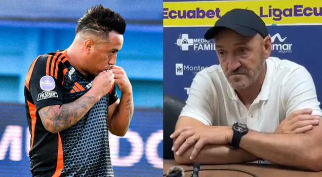 DT de Emelec no quedó contento con triunfo y revela por qué sacó a Christian Cueva: "Es un..."