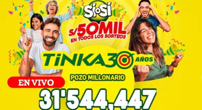 La Tinka resultados de HOY, miércoles 30 de julio: revisa el pozo millonario y jugada ganadora