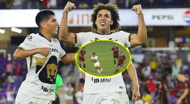 Piero Quispe y la magnífica asistencia para el segundo gol de Pumas - VIDEO