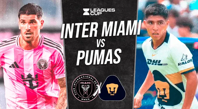 Ver Inter Miami vs Pumas EN VIVO, Leagues Cup: Transmisión del partido de hoy