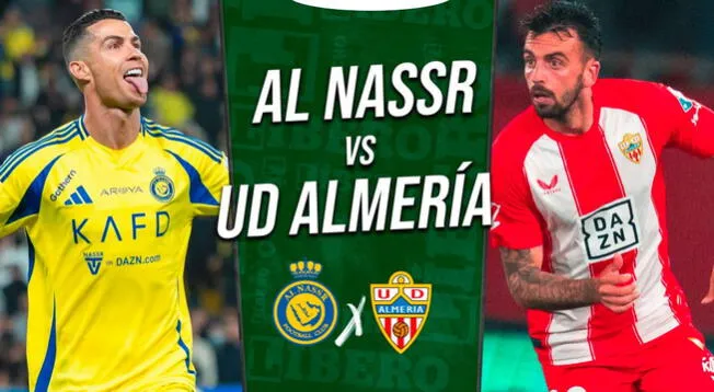 Al Nassr vs Almería EN VIVO HOY con Cristiano Ronaldo vía STC TV: a qué hora juega y dónde ver