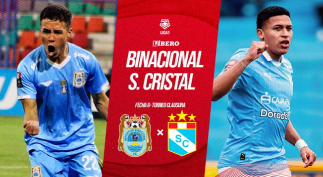 Sporting Cristal vs Binacional EN VIVO, Torneo Clausura: cuándo juega, horario, canal y alineaciones