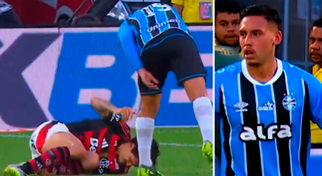Erick Noriega no se achicó y encaró a figura de Flamengo que se encontraba en el suelo Erick Noriega no se achicó y encaró a figura de Flamengo que se encontraba en el suelo