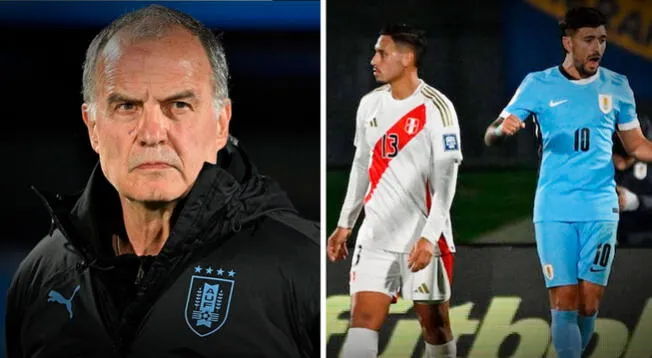 Marcelo Bielsa quedó encandilado con futbolista que jugó en el Uruguay vs. Perú: "Distinto" Marcelo Bielsa quedó encandilado con futbolista que jugó en el Uruguay vs. Perú: "Distinto"