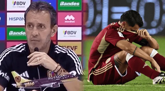 DT de Venezuela no quiso dar conferencia tras dura eliminación del Mundial: "Pido disculpas" DT de Venezuela no quiso dar conferencia tras dura eliminación del Mundial: "Pido disculpas"