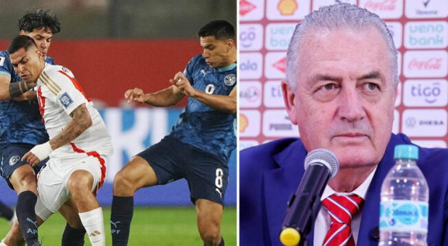 Gustavo Alfaro quedó rendido con futbolista que jugó en el Perú vs Paraguay: "Es un placer"