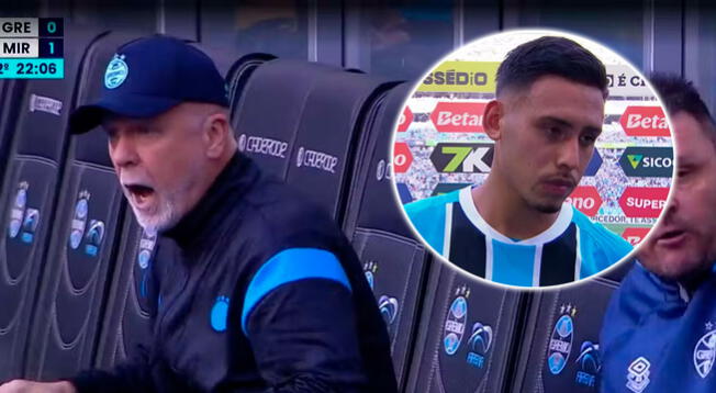¿Contra Erick Noriega? DT de Gremio estalló con jugador y cámaras lo captaron: "Cometimos un error" ¿Contra Erick Noriega? DT de Gremio estalló con jugador y cámaras lo captaron: "Cometimos un error"
