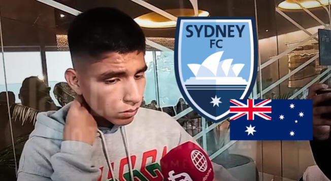 Piero Quispe dejó firme calificativo a la liga de Australia tras firmar por Sydney FC: "Es..."
