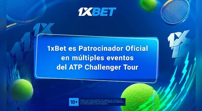 1xBet se convierte en Socio Oficial de Apuestas del circuito de torneos ATP Challenger Tour