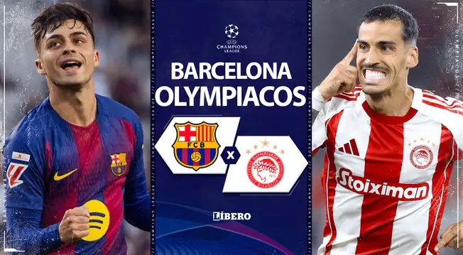 Barcelona vs. Olympiacos EN VIVO: alineaciones, hora y canal dónde ver la Champions League Barcelona vs. Olympiacos EN VIVO: alineaciones, hora y canal dónde ver la Champions League