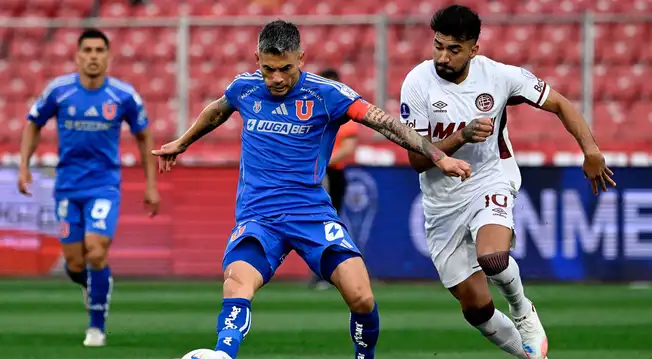 U. de Chile empató 2-2 ante Lanús por la ida de las semifinales de la Copa Sudamericana U. de Chile empató 2-2 ante Lanús por la ida de las semifinales de la Copa Sudamericana
