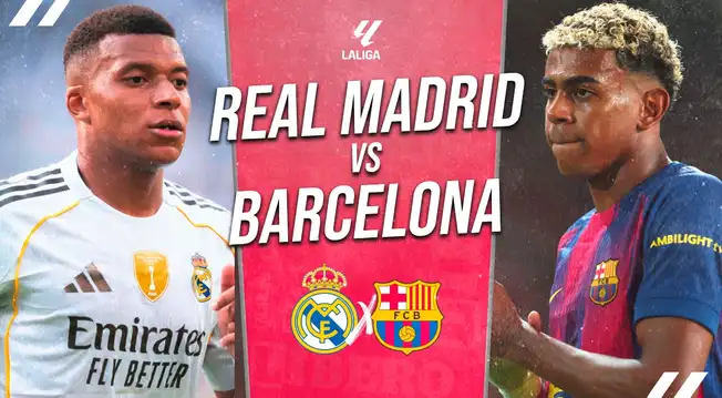 Real Madrid vs Barcelona EN VIVO por LaLiga: pronóstico, horario y dónde ver el clásico Real Madrid vs Barcelona EN VIVO por LaLiga: pronóstico, horario y dónde ver el clásico
