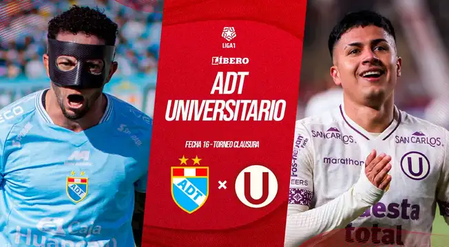 Universitario vs ADT EN VIVO por Liga 1 MAX: cuándo juega, a qué hora, pronóstico y canal Universitario vs ADT EN VIVO por Liga 1 MAX: cuándo juega, a qué hora, pronóstico y canal