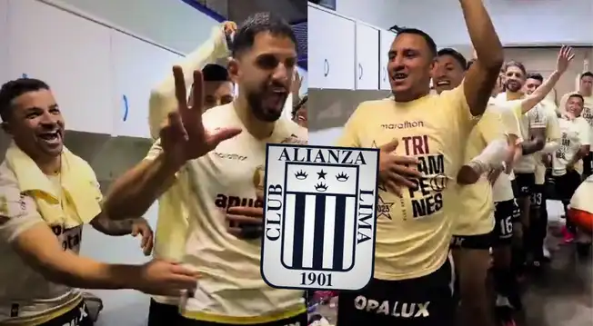Jugadores de Universitario celebraron el tricampeonato con canción de Alianza e imitan festejo Jugadores de Universitario celebraron el tricampeonato con canción de Alianza e imitan festejo