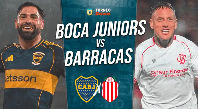 Boca Juniors vs. Barracas Central EN VIVO: formaciones, hora y canal por el Clausura argentino Boca Juniors vs. Barracas Central EN VIVO: formaciones, hora y canal por el Clausura argentino