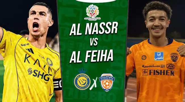 Al Nassr vs Al Feiha EN VIVO con Cristiano Ronaldo: hora, pronóstico y dónde ver Liga Saudí Al Nassr vs Al Feiha EN VIVO con Cristiano Ronaldo: hora, pronóstico y dónde ver Liga Saudí