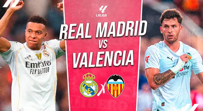 Real Madrid vs Valencia EN VIVO por DIRECTV: a qué hora juega, pronóstico y donde ver LaLiga Real Madrid vs Valencia EN VIVO por DIRECTV: a qué hora juega, pronóstico y donde ver LaLiga