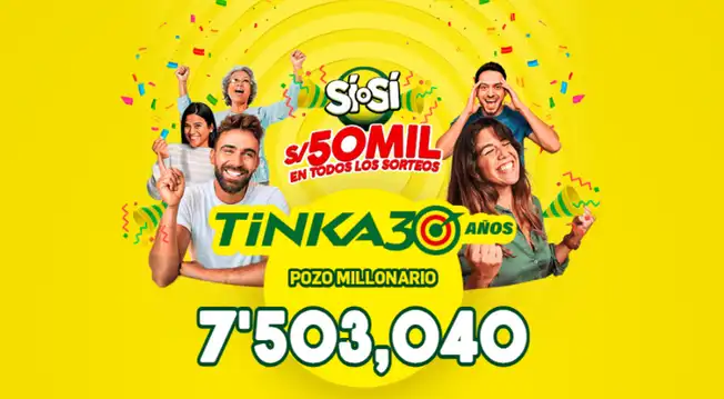La Tinka HOY, domingo 2 de noviembre: últimos resultados y números ganadores del Pozo Millonario