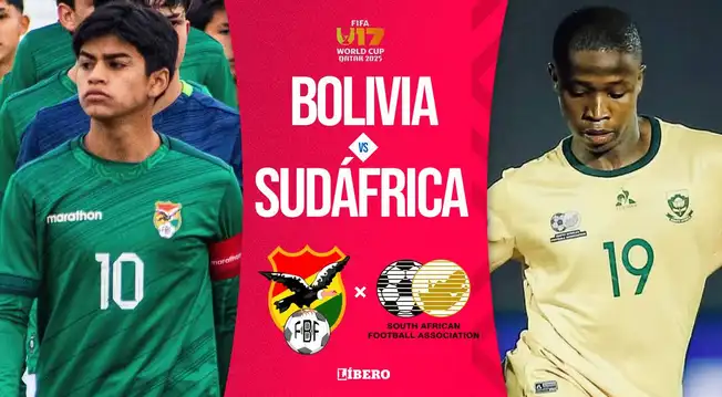 Bolivia vs Sudáfrica EN VIVO GRATIS: TRANSMISIÓN ONLINE del partido por el Mundial Sub 17