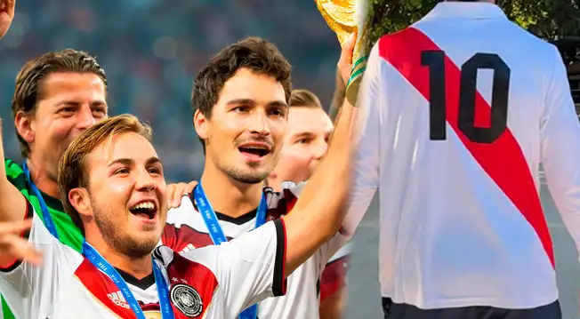 ¿Apoya a la selección peruana? Campeón del Mundo con Alemania posó con la blanquirroja