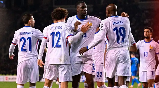 Sin Mbappé: Francia derrotó 3-1 a Azerbaiyán por Eliminatorias Europeas 2026