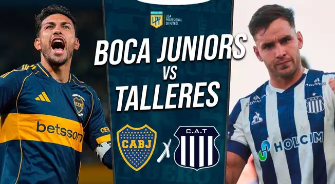Boca Juniors vs. Talleres EN VIVO por Torneo Clausura 2025: transmisión del partido